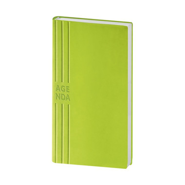 Agendina flessibile 2024 tascabile 8x15 verde lime