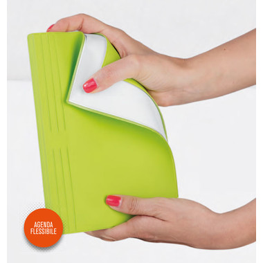 Agenda flessibile 2024 settimanale 17X24 verde lime