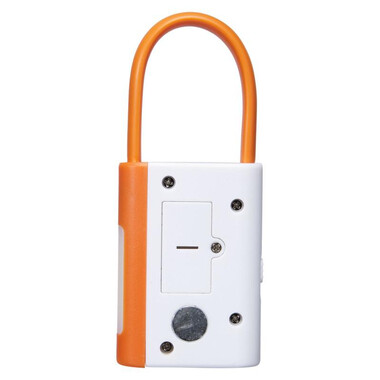 Torcia fissa e lampeggiante con calamita - colore Arancio/Bianco