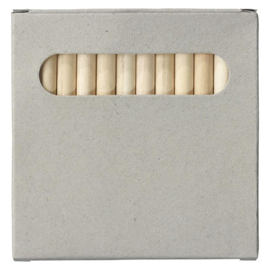 Set matite 12 colorate - colore Naturale