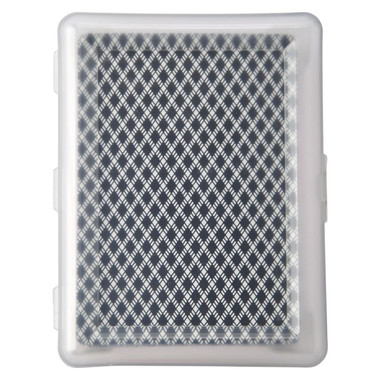 Mazzo di carte da poker - colore Nero/Trasparente
