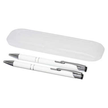Set penna e portamina con custodia - colore Bianco