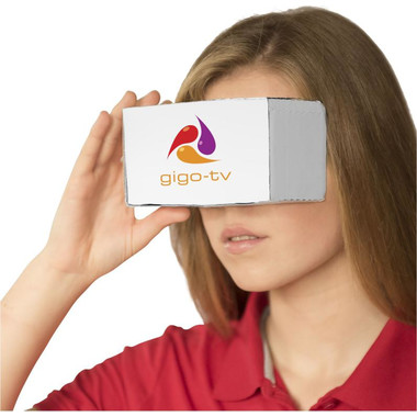 Visore realtà virtuale in cartoncino - colore Bianco