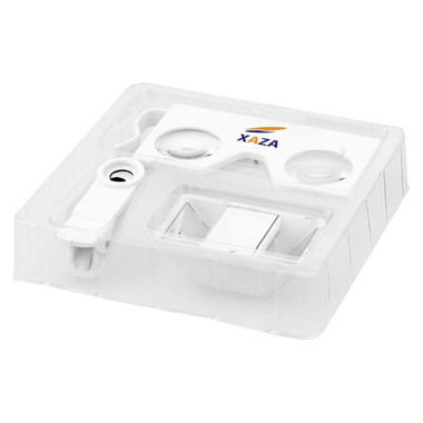 Visore realtà virtuale con kit lenti 3D - colore Bianco
