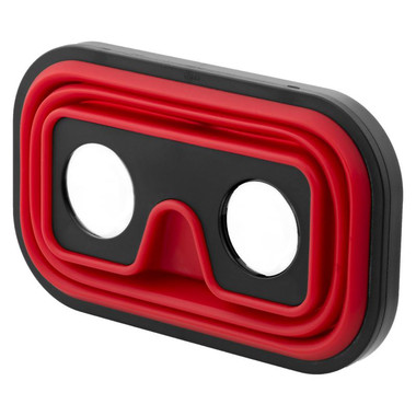 Visore realtà virtuale pieghevole in silicone - colore Rosso