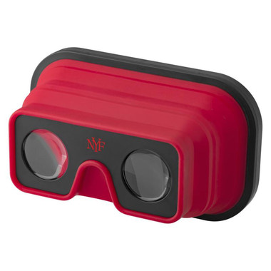 Visore realtà virtuale pieghevole in silicone - colore Rosso