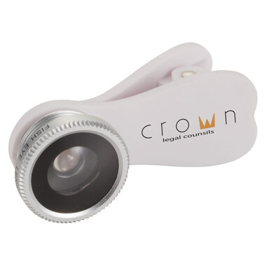 Obiettivo fisheye con clip - colore Argento