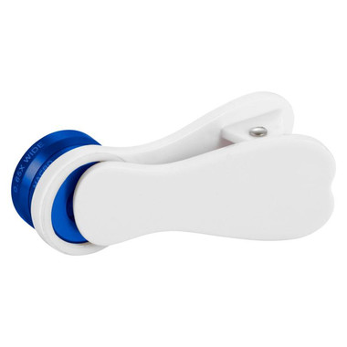 Grandangolare e macro obiettivo con clip - colore Blu Royal