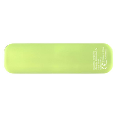 Powerbank 2000mAh Edge - colore Verde Lime/Nero