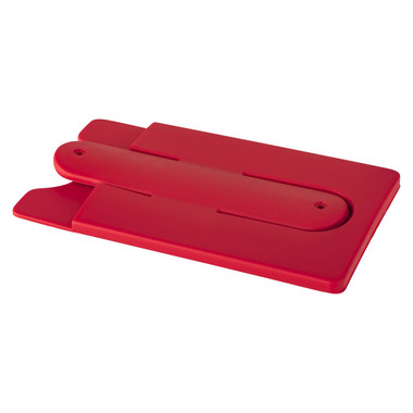 Supporto per smartphone porta carte di credito - colore Rosso