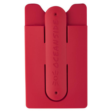 Supporto per smartphone porta carte di credito - colore Rosso