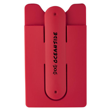 Supporto per smartphone porta carte di credito - colore Rosso