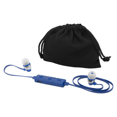 Auricolari Bluetooth ergonomici - colore Blu