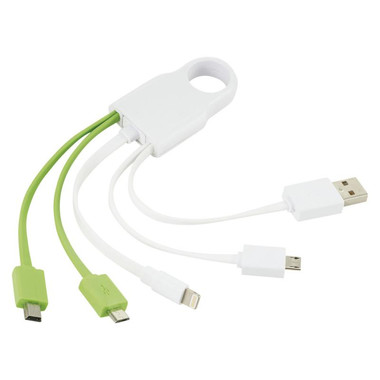 Cavo di ricarica USB 5 in 1 - colore Lime