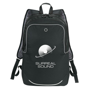 Zaino portacomputer 17 pollici con tasche interne - colore Nero