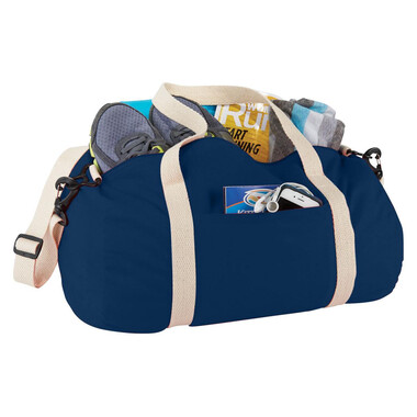Borsone in cotone con manici lunghi - colore Navy