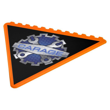 Raschiaghiaccio triangolare - colore Arancio