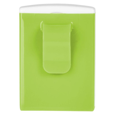 Dispenser per sacchettini da auto - colore Bianco/Verde Lime