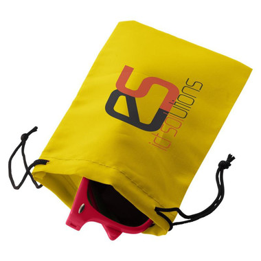 Custodia per occhiali con coulisse - colore Giallo