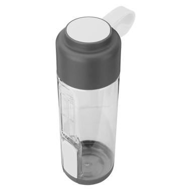 Bottiglia sport 750 ml con supporto per telefono - colore Bianco/Nero