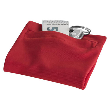Polsino con tasca e zip - colore Rosso