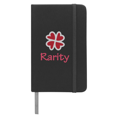 Notebook A6 con 96 fogli a righe - colore Nero