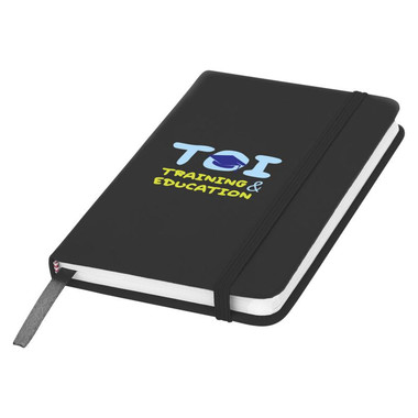 Notebook A6 con 96 fogli a righe - colore Nero