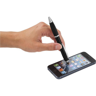 Penna a sfera e stylus Nash - colore Nero
