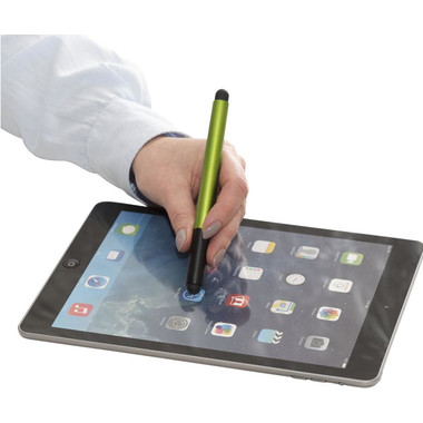 Penna a sfera stylus Gorey - colore Lime/Nero