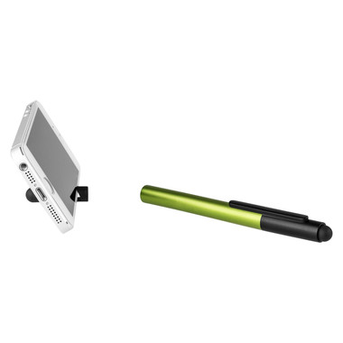 Penna a sfera stylus Gorey - colore Lime/Nero