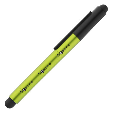 Penna a sfera stylus Gorey - colore Lime/Nero