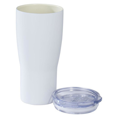 Bicchiere termico in ceramica - colore Bianco