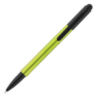 Penna a sfera stylus Gorey - colore Lime/Nero