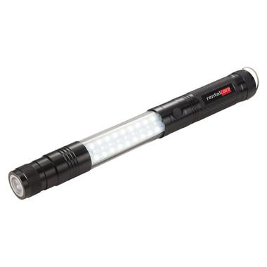 Torcia telescopica con luce laterale STAC - colore Nero