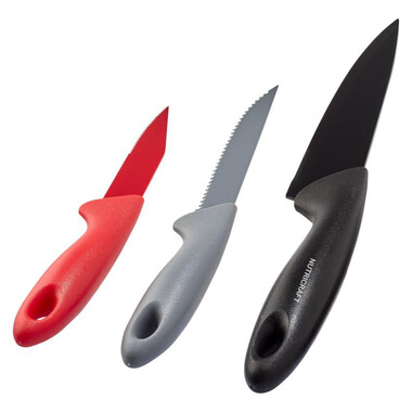 Set coltelli multicolore 3 pezzi - colore Multi-colore