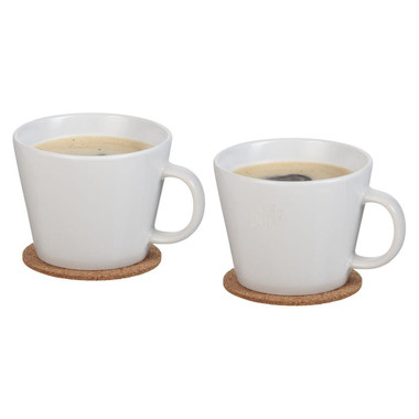 Set tazze 2 pezzi - colore Bianco