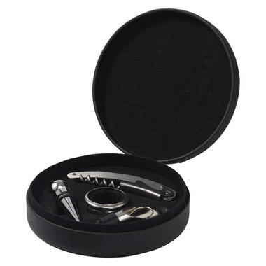 Set vino 4 pezzi - colore Nero