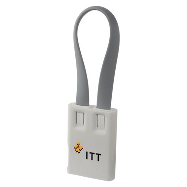 Set cavi per cellulare a portachiavi - colore Bianco