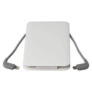 Powerbank Spectro con cavo MFi 2-in-1 - colore Bianco
