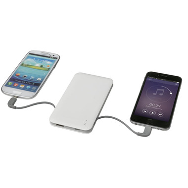 Powerbank Spectro con cavo MFi 2-in-1 - colore Bianco