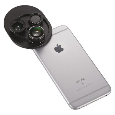 Set lenti per cellulare 4 in 1 - colore Nero
