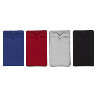 Doppio porta cards adesivo da smartphone RFID - colore Nero