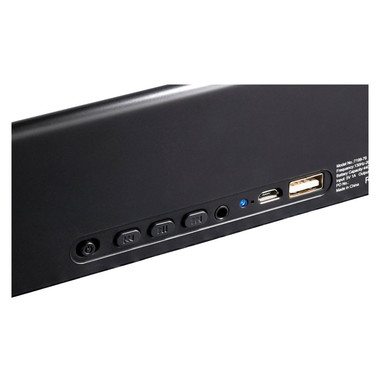 Speaker Bluetooth® con supporto cellulare e powerbank - colore Nero