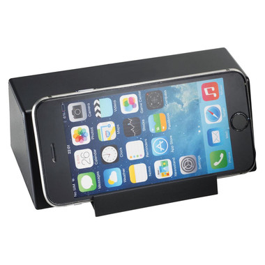 Speaker Bluetooth® con supporto cellulare e powerbank - colore Nero