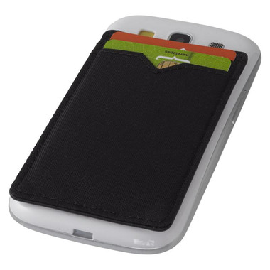 Doppio porta cards adesivo da smartphone RFID - colore Nero