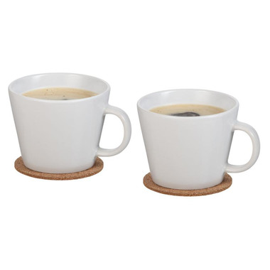 Set tazze 2 pezzi - colore Bianco