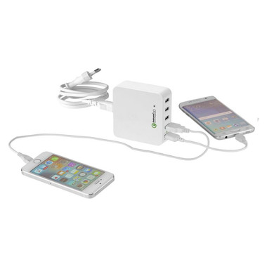 Caricabatteria per smartphone da parete - colore Bianco