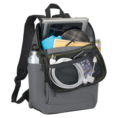 Zaino portacomputer 15,6" con tasche laterali - colore Grigio