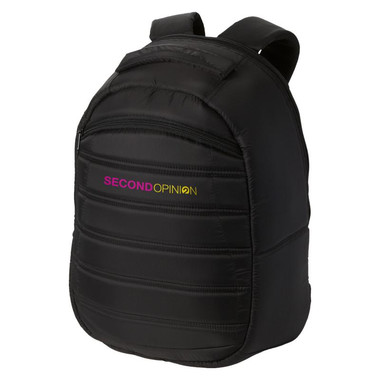 Zaino imbottito con tasca frontale - colore Nero
