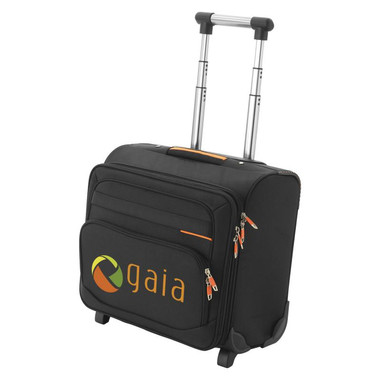 Trolley con scomparto porta pc - colore Nero